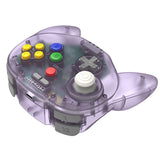 Retro-Bit Tribute 64 2.4 GHz Wireless Controller for Nintendo 64 (N64), Switch, PC, MacOS, RetroPie, Raspberry Pi and Other USB Devices - Atomic Purple