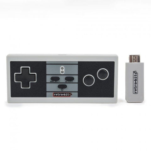 RetroBit Retro 8 NES Wireless Pro Controller for NES Classic / Wii / Wii U