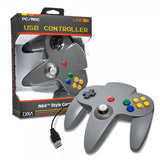 CirKa N64-Style USB Controller for PC / Mac - Gray