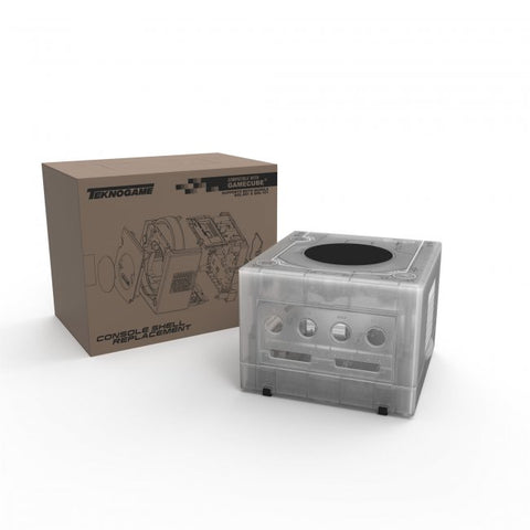 TeknoGame Console Shell Replacement Housing Kit for GameCube - (Smoke ...